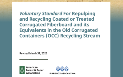 Voluntary Standard for Coated or Treated Corrugated